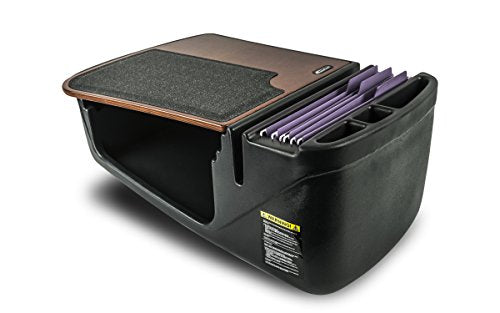 AutoExec Efficiency GripMaster Car Desk for Your Vehicle Workstation and Mobile Office, Mahogany