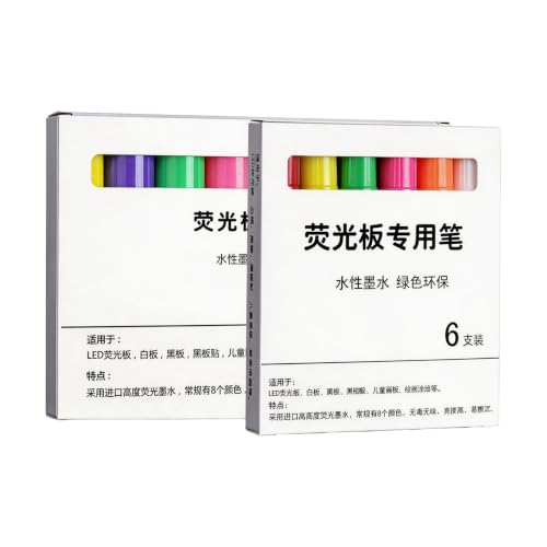of Liquid Chalks Marker Fluorescent Highlighter Marker Pen Dry Erasable Pens for Writing Blackboard Whiteboard Whiteboard Pen