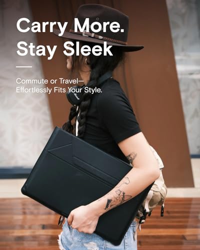 MOFT Laptop Carry Sleeve with Stand &Smart Storage for 16" Laptop for Work