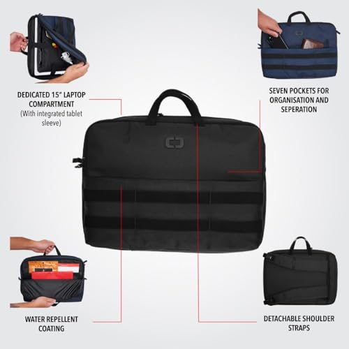 OGIO Pace Pro 10 Briefcase Backpack Black