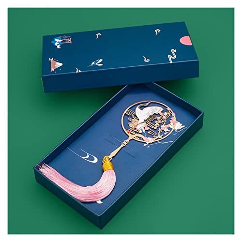 Bookmark Metal Bookmark Small Gift Graduation Souvenir Retro Chinese Style Teacher Gift 12 Styles Metal Bookmark (Color : 4) (3)