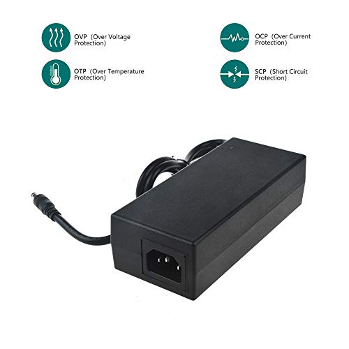 SLLEA AC/DC Adapter for Fortinet FortiVoice 40S FVS-040S FVC-40S PN: P13066-01 IP-PBX VoIP TalkSwitch 84 VSX TS-84VSX Talk Switch IP Phone PBX System Power Supply Cord Cable Charger