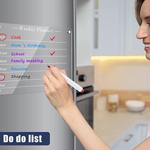 Magnetic Calendar Fridge Dry Erase Calendar Board Planning