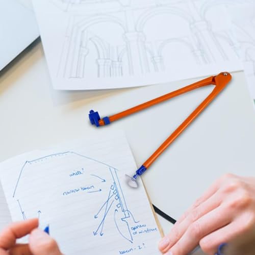 MENGKK Drafting Compasses Professional Math Geometry Pencil Supplies Circle Drawing Math Geometry Tool for Classroom Teacher