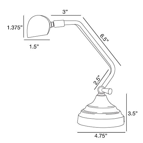 Cocoweb 12 LED Piano Desk Lamp with Dimmer - Oil Rubbed Bronze