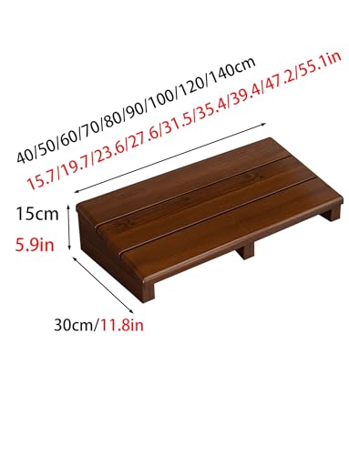 GAQ33T Solid Wood Under Desk Foot Rest,