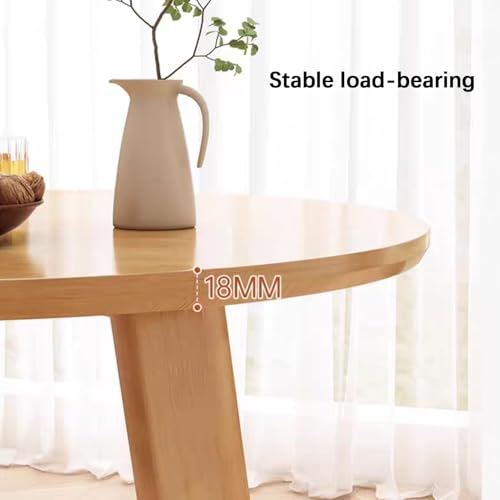 DESALAI Reception Table, Conference Table with Chairs, Negotiation Table and Chair Set, Small Conference Room Tables That Save Space, Useful for Living Room(Brown,60CM/23.6IN)