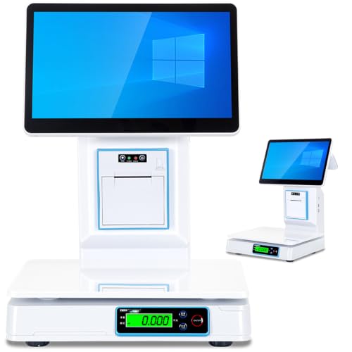 Commercial Label Printing Scale, Small Cash Register with Scale SingleScreen