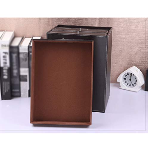 Document Organizer - File Sorter, All-Purpose Letter Mail Tray Adjustable Shelves Home Office, Natural