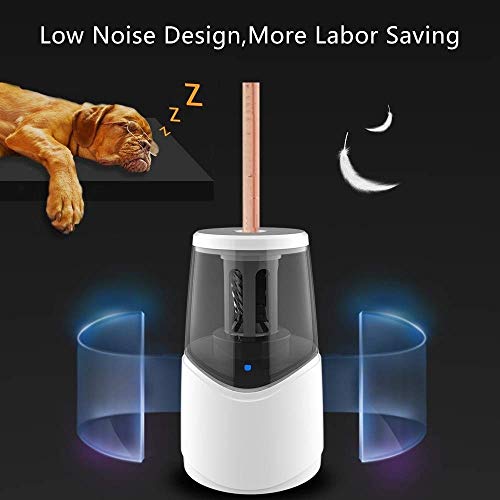 KLJUHGTR Electric Pencil Sharpener,Heavy Duty Helical Blade,Auto Stop Sharpeners Fit for Pencils 6-8mm in Diameter,Suitable for School Office Home