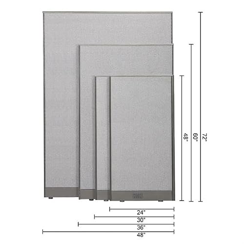 GOF Office Partition Single Full Fabric Panel (36" w x 60" h)