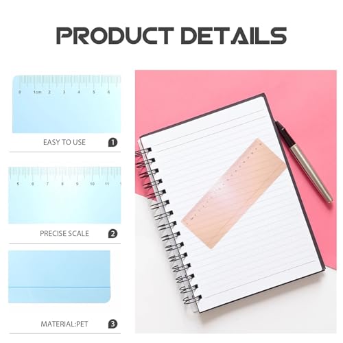 Dyslexia Reading Tools 32pcs Colorful Reading Guide Strips Bookmark Highlight Tracking Marker Clear Overlay Tool