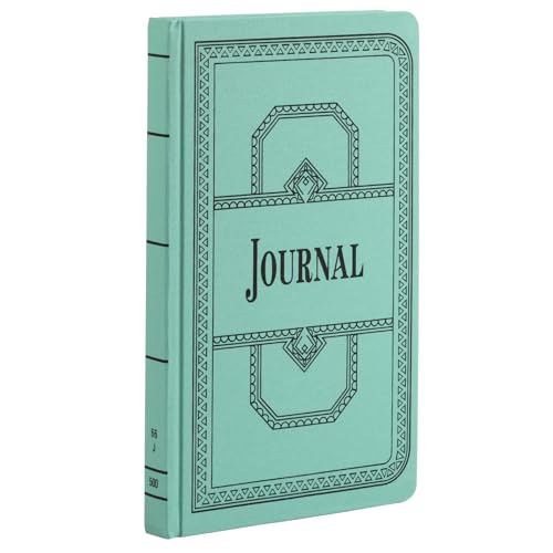 Boorum & Pease 66500J Account Book, Journal-Ruled, 500 Pages, 12-1/8-Inch x7-5/8, Blue