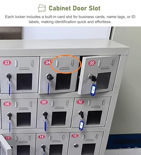 RJYYYDS Cell Phone Lockbox for Work Meetings, Office Use, 20-Slot Lightweight Storage with Individual Locks, Mobile Phone Discipline Box, Secure nizer for SMA,6 Slots