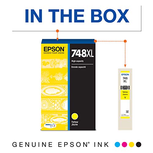 Epson 748XL Genuine High Capacity Yellow Ink Cartridge T748XL420