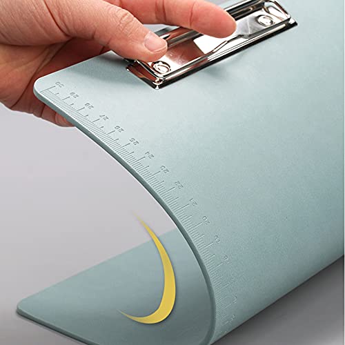 CETEOR Small clipboards, A4 and Letter Size Clipboard with Metal Clip Leather Data Sorting Folder Business Meeting Multi-Color Binder-10 Packs Plastic Folders(Black)