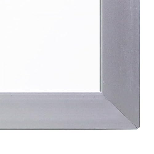 Ghent Calendar Whiteboard with Aluminum Frame, 3 Month Calendar, Magnetic, 4'H x 8'W