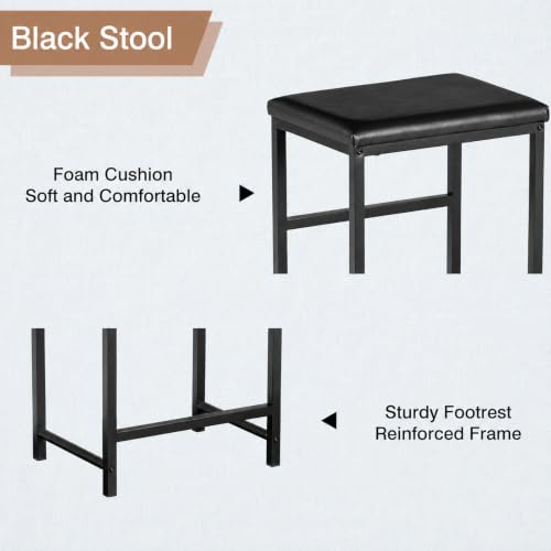 Magicdo Art Desk with Stool and Storage 40.2-Inch Adjustable Drafting Table 0–65° Tilting Wood Top 2 Fabric Drawers Lower Shelf and Side Organizer for Drawing Painting and Crafts Rustic Brown