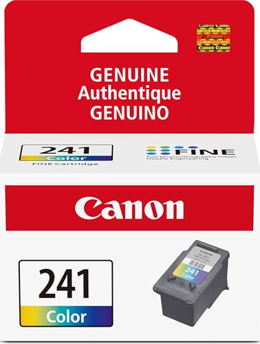 Canon CL-241 Genuine Color Ink Cartridge, Compatible with MG2120/3120/4120, MX512/432/472/372/392/522/532/452, MG2220/3220/4220/3520/3620, TS5120
