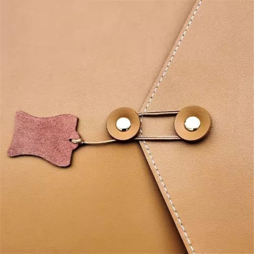PU leather document pouch, Leather Document Holder Envelope File Folder Organizer PU Multicolor(Green)