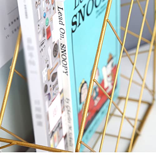 BDPP Storage File Rack File Holder Metal Desktop File Rack Office Supplies Storage File Sorter Suitable for Office,Home,School and Dormitory School Home Office Folder (Color : A)