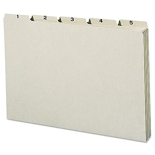 Smead Pressboard Guides, 1/5-Cut Tab, Daily (1-31), Legal Size, Gray/Green, Set of 31 (52369)