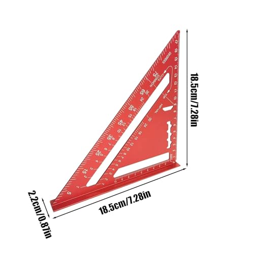 Triangle Ruler - Carpenter Tools Metric Engineer Scale Innovative Rafter Square Tool Architect