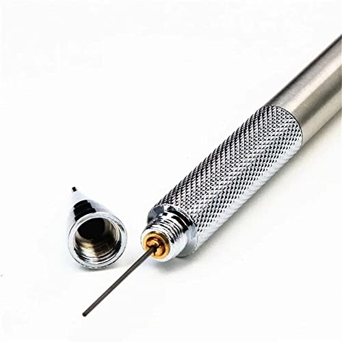 YWMLFZ Stainless Steel Mechanical Automatic Pencil HB for Writing and Drawing Propelling Students(0.7mm)