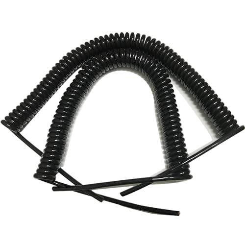 Coiled 20AWG 6 Core Telescopic Power Cord Spring Wire Extensible Cable