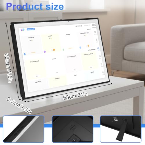 Hubxinly 21.5Inch Electronic Chore Chart with Interactive Touchscreen