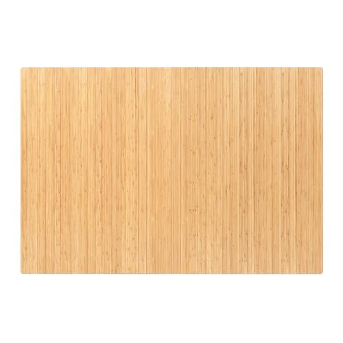 Anji Mountain 72" x 48" Bamboo Office Chair Mat for Carpet & Hardwood Floor