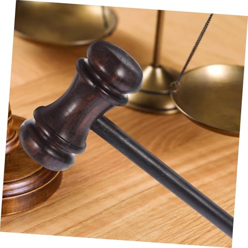 Single Wooden Auctioneer Gavel, Judge Lawyer Judgement Court Hammer for Legal & Auction Use Auction Hammer
