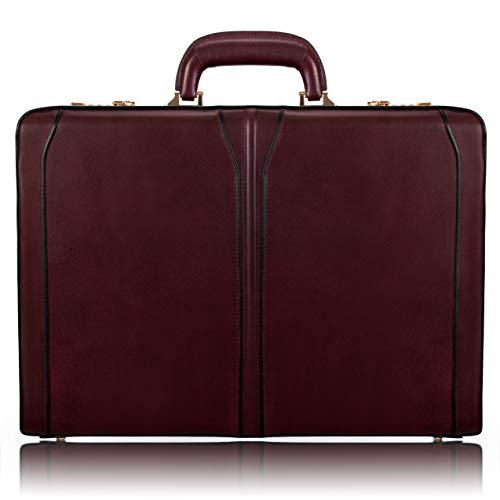 McKlein Lawson, Leather 3.5" Laptop/Computer & Tablet Business Briefcase Attaché Bag Case, Men Women Laptop Briefcase, Laptop Compartment bag, Tablet Pocket bag, Business Bags, Travel Cases