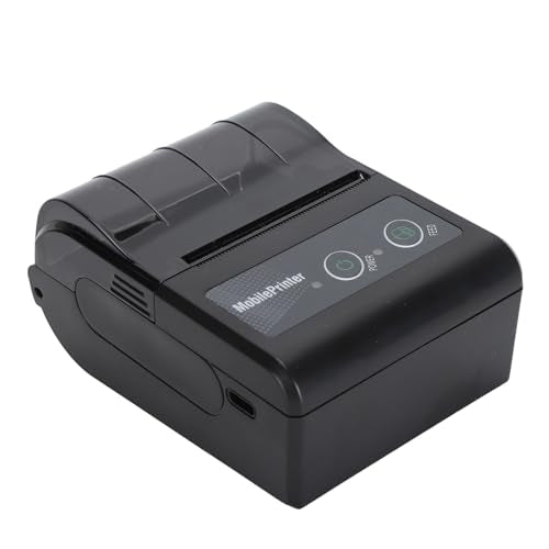 Depisuta Receipt Printer, Portable Pocket Thermal Receipt Printer, 58mm POS Printer for Small Business, USB Mobile Bill Ticket Printer for Android, PC,