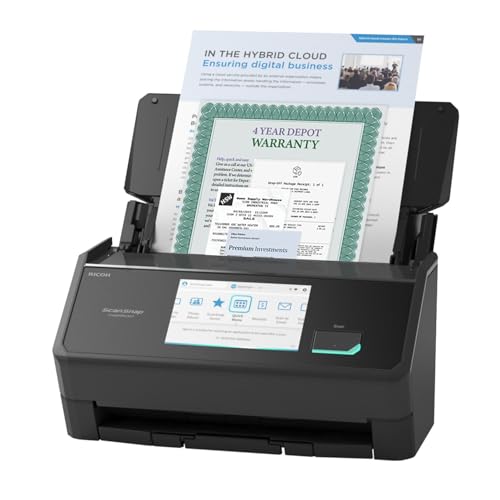 ScanSnap iX2500 Premium Wireless or USB High-Speed Document Scanner