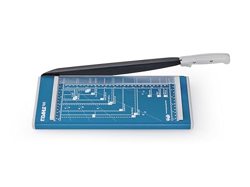 Dahle 502 Craft Creative A4 Self-Sharpening Stack Paper Guillotine Trimmer, Blue
