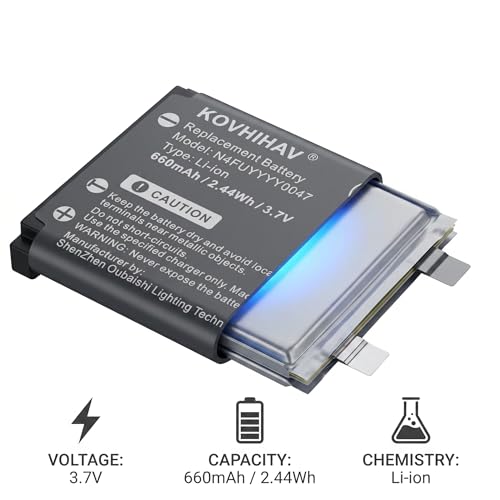 (10Pack) Replacement Battery for Pa'nasonic KX-TCA285 KX-TCA385 KX-UDT121 KX-UDT131,fits N4FUYYYY0047 N4FUYYYY0046 660mAh