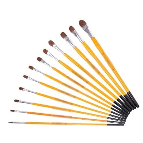 YUHFGCD Milli Oil Painting Brushes Acrylic Gouache Art Round Tip Watercolour