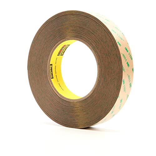3M F9469PC VHB Adhesive Transfer Tape, Clear 1" Wide x 60 Yards Long, 5.0 Mil (Pack of 1)
