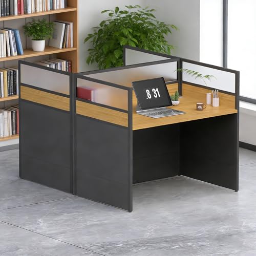 UZZUR Quiet and Private Cubicle desks (B-2P face-to-face, Without Cabinet)