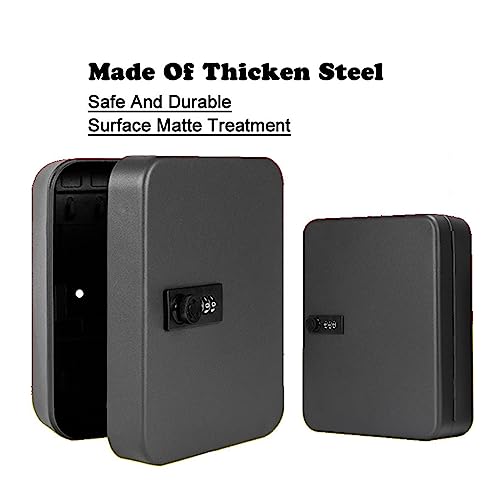 HGIYA Key Lock Box Safe Storage Waterproof Organizer Secret Cabinet Outdoor Mini,20/28/36 Combination Classification Office Factory Store