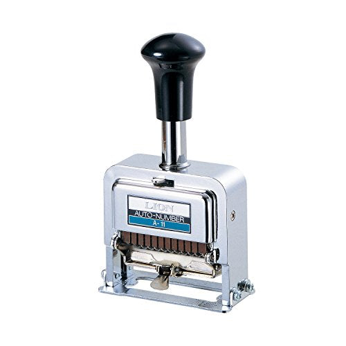 Lion Pro-Line Heavy-Duty Automatic Numbering Machine 12-Wheel, Roman (A-21)
