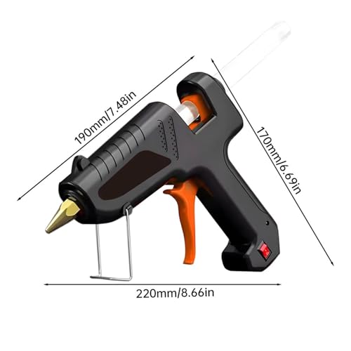 Hot Glue Gun, 150W Hot Melt Glue Gun 11mm Sticks Industrial Guns Heat Temperature Thermo Electric Repair Tool DIY Electrothermal,cordless hot glue gun