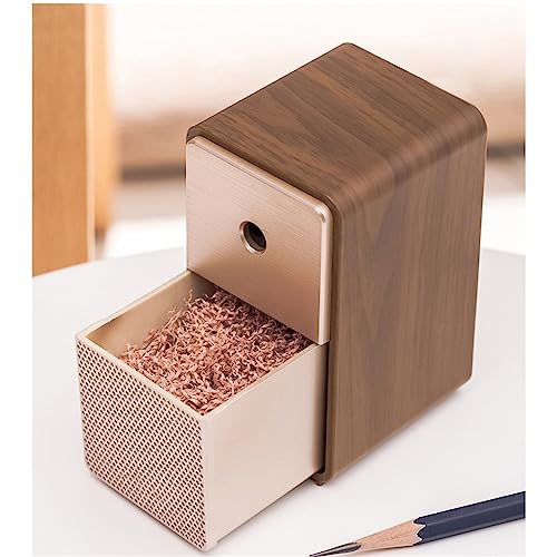 NVEIRGH Retro Speaker Shape Pencil Sharpener Mechanical Classic Model Hand Crank Sharpeners for Different Tip Sizes