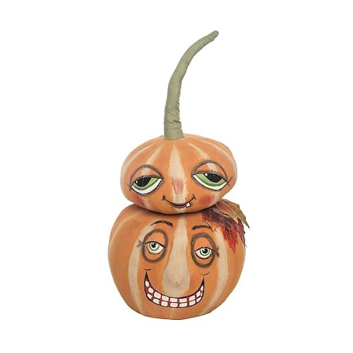 Double Stacked Pumpkins Gathered Traditions Joe Spencer Door Stop 20"