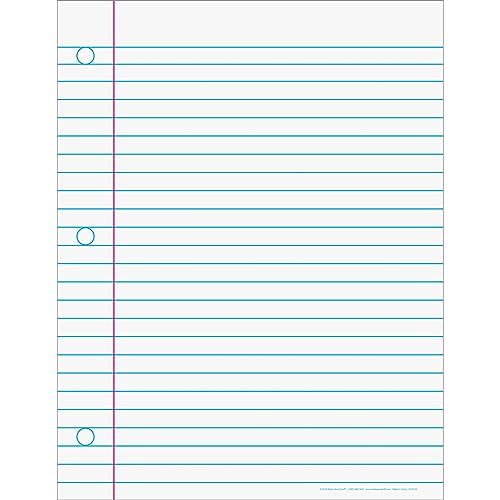 Really Good Stuff Jumbo Dry-Erase Magnetic Notebook Page, 1 Sheet