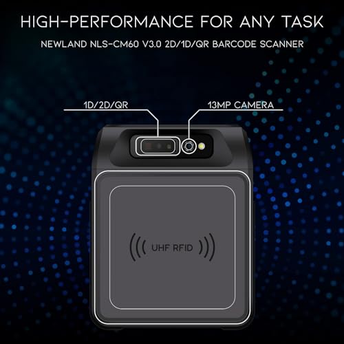Chainway C5 Wireless Android Pistol-Grip RFID Scanner | UHF RFID and 2D/1D/QR Barcode Reader (Both RFID + Barcode) | Impinj E710 Gen2 | for Inventory Scanning