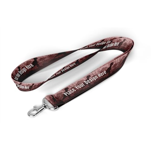 300 Pieces Custom Design Breakaway Lanyards Personalized Polyester Neck Straps with Logo, Text, Name for Office, Company, School, Event (With Design, 300)