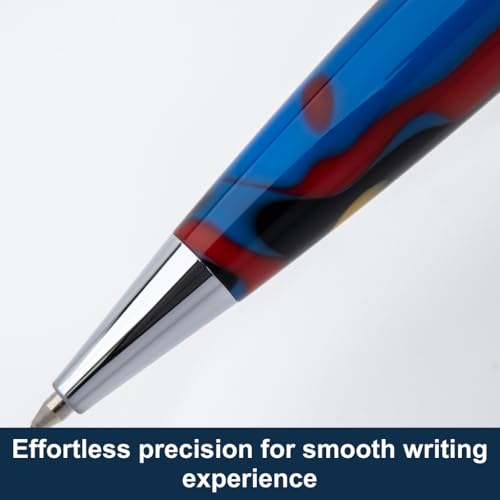 Monteverde USA People of the World Kuna Ballpoint Pen, Ergonomic Design, Polished Chrome Trim, Quality Resin, Cultural Writing Instrument