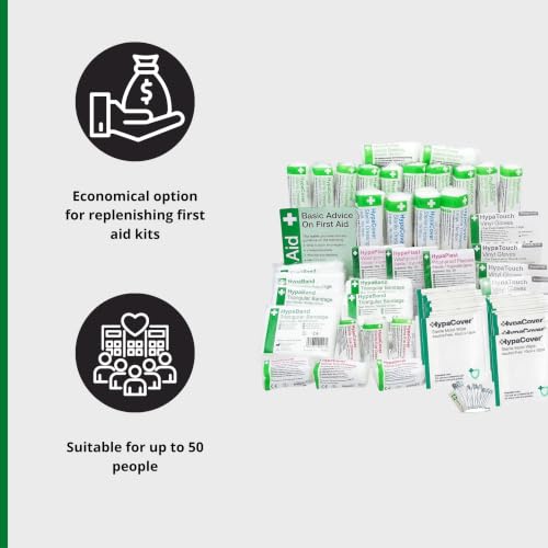 Safety First Aid HSE Kit Refill (1-50 Persons)